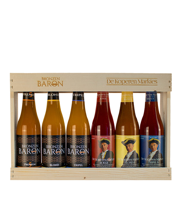 Bierrekje MIX - De Koperen Markies & Bronzen Baron