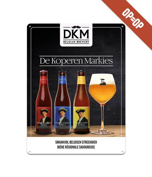 Metal sign: De Koperen Markies